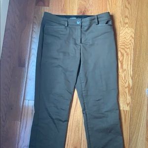 Express olive green dress pants size 6